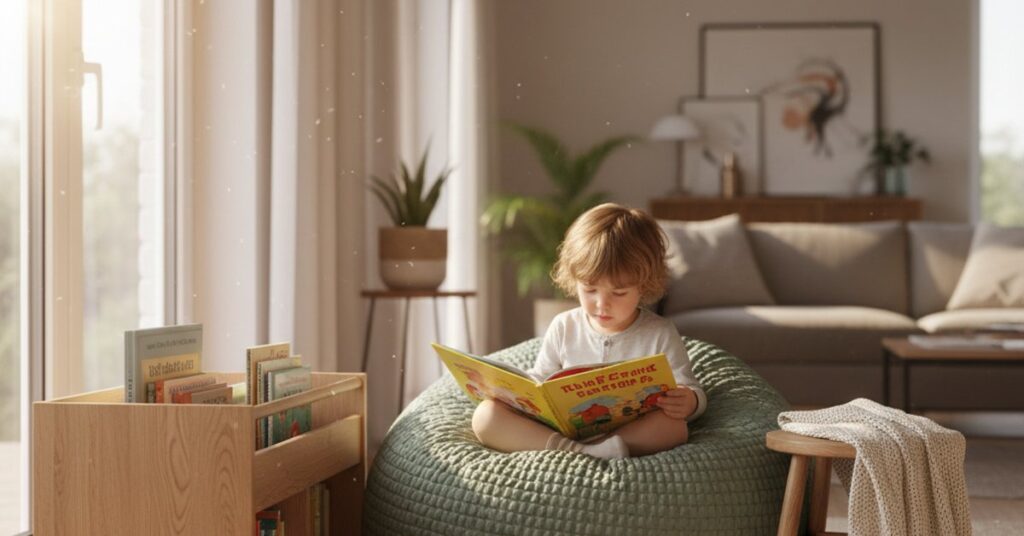 Kącik czytelniczy dla dzieci: jak stworzyć i wybrać najlepsze książki