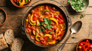 Przepis na leczo: klasyczne z papryki i pomidorów