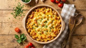 Zapiekanka makaronowa z kurczakiem: Pyszny przepis na obiad