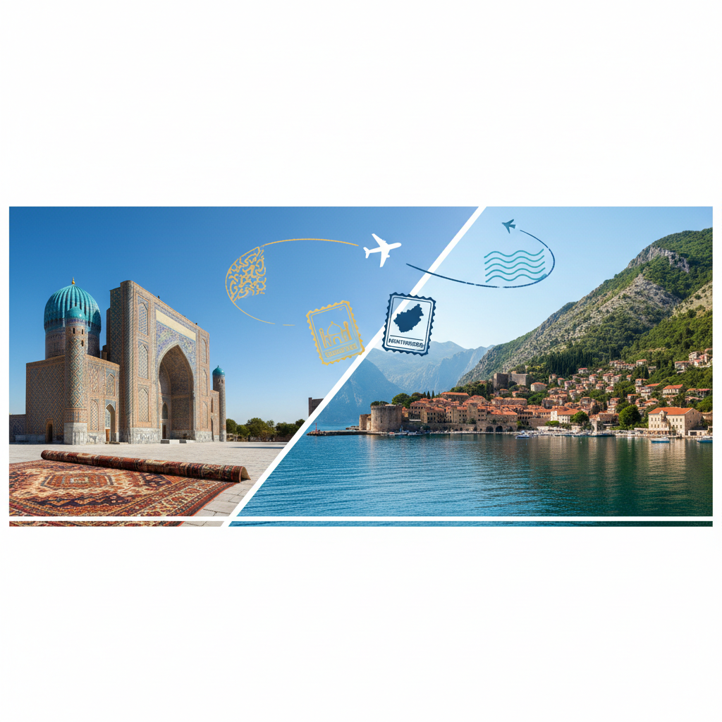 Taszken czy Podgorica? Loty do Uzbekistanu i Czarnogóry bez tajemnic!